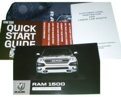 2021 Dodge RAM 1500 Owner's Manual Set