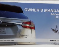2021 Subaru Ascent Owner's Manual