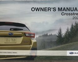 2021 Subaru Crosstrek Owner's Manual