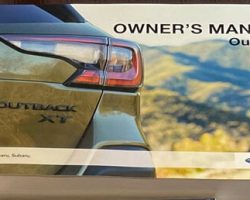 2021 Subaru Outback Owner's Manual