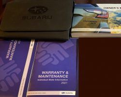 2021 Subaru Outback Owner's Manual Set