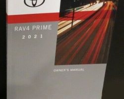 2021 Toyota RAV4 Prime Owner's Manual