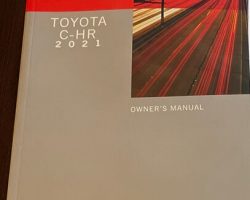 2021 Toyota C-HR Owner's Manual