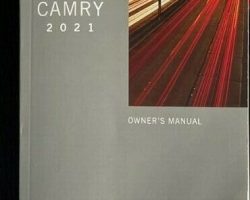 2021 Toyota Camry Owner's Manual