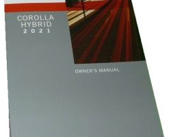 2021 Toyota Corolla Hybrid Owner's Manual