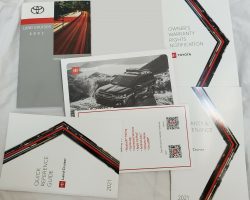 2021 Toyota Land Cruiser Owner's Manual Set
