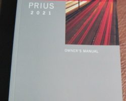 2021 Toyota Prius Owner's Manual