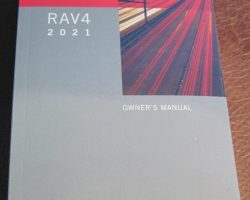 2021 Toyota RAV4 Owner's Manual