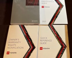 2021 Toyota Sequoia Owner's Manual Set