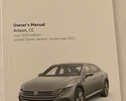 2021 Volkswagen Arteon Owner's Manual