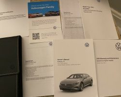 2021 Volkswagen Arteon Owner's Manual Set