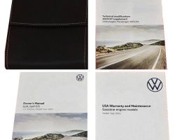 2021 Volkswagen Golf GTI Owner's Manual Set