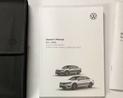2021 Volkswagen Jetta GLI Owner's Manual Set
