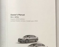 2021 Volkswagen Jetta Owner's Manual
