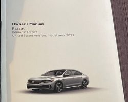 2021 Volkswagen Passat Owner's Manual