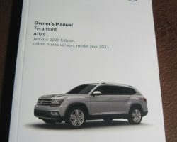 2021 Volkswagen Teramont Atlas Owner's Manual