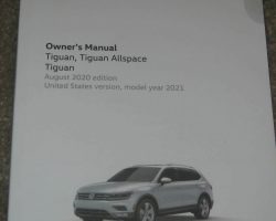 2021 Volkswagen Tiguan Owner's Manual
