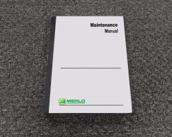 MERLO TF33.9-115 TELEHANDLER Shop Service Repair Maintenance Manual