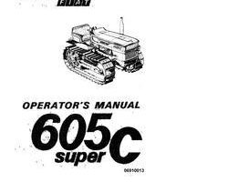 Operator's Manual for Fiat Tractors model 605C