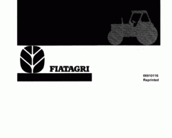 Operator's Manual for Fiat Tractors model 55