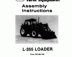 Assembly Instructions for Fiat Hesston Attachments model L355