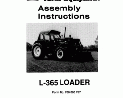 Assembly Instructions for Fiat Hesston Attachments model L365