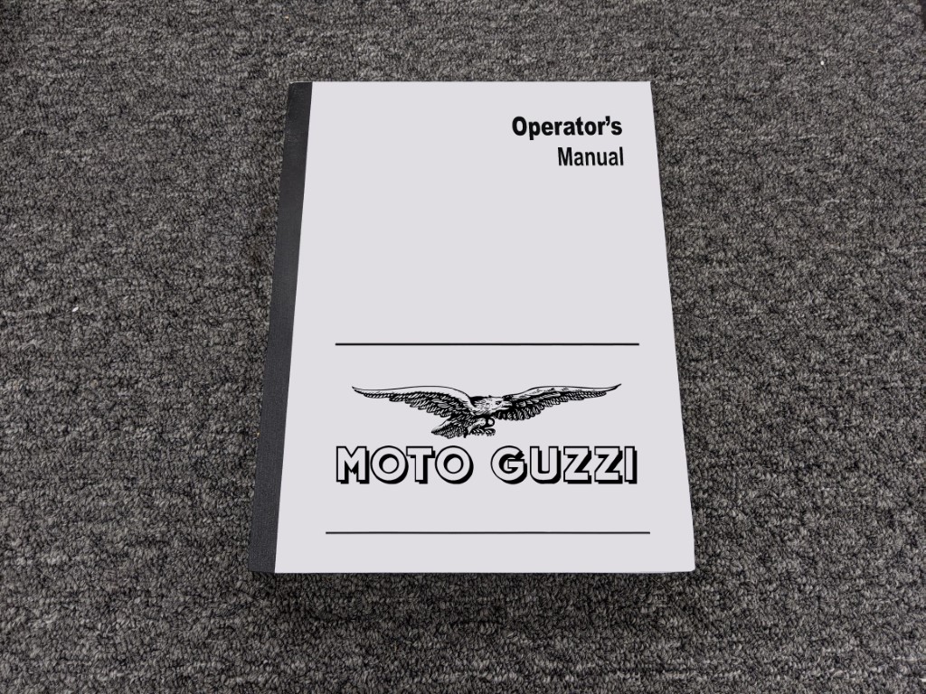 1972 Moto Guzzi V7 Sport Owner Operator Maintenance Manual