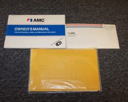 1982 AMC Spirit Owner's Manual Set