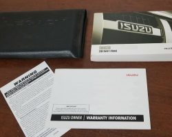 1983 Isuzu Impulse Owner's Manual Set