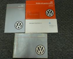 1987 Volkswagen Cabriolet Owner's Manual Set