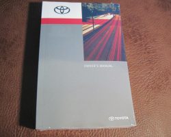1988 Toyota Camry & Camry All-Trac /4WD Owner's Manual Set