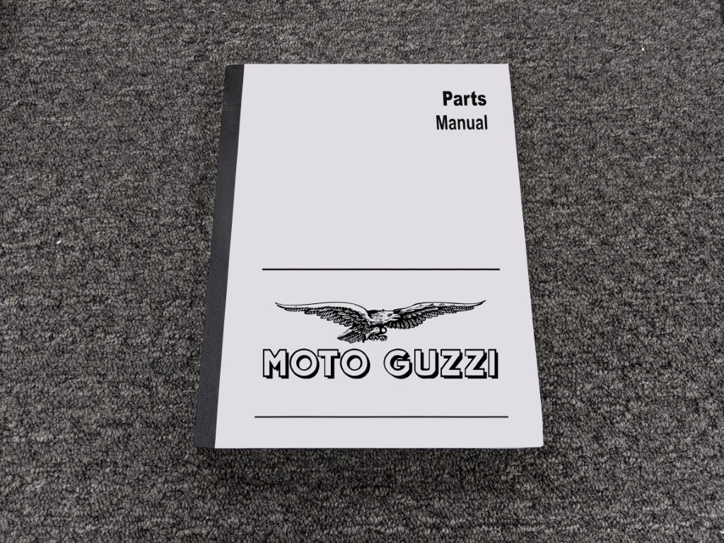 1989 Moto Guzzi V1000 Hydroconvert Parts Catalog Manual