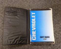 1994 Chevrolet S-10 Owner's Manual Set