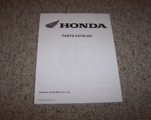 1995 Honda XRV 750 Africa Twin Parts Catalog Manual