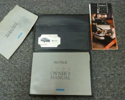 1995 Mazda Protege Owner's Manual Set