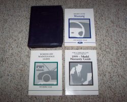 1999 Ford Mustang Owner's Manual Set