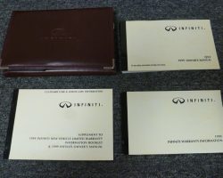 1999 Infiniti QX4 Owner's Manual Set