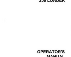 Farmhand 1PD1411196 Operator Manual - F258 Loader (mounted, 1996)