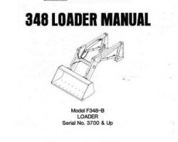 Farmhand 1PD142588 Operator Manual - F348-B Loader (mounted, eff sn 3700, 1988)