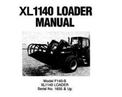 Farmhand 1PD165394 Operator Manual - F140-B XL1140 Loader (mounted, eff sn 1635, 1994)