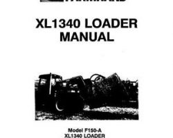Farmhand 1PD167195 Operator Manual - F150-A XL1340 Loader (mounted, eff sn 565, 1995)
