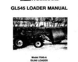 Farmhand 1PD169395 Operator Manual - F545-A GL545 Loader (eff sn 100, 1995)