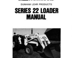 Farmhand 1PD171688 Operator Manual - 22 Series Loader (prior to sn 26966)