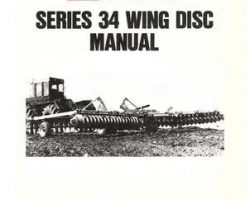 Farmhand 1PD662283 Operator Manual - 34 Wing Disc (1983)