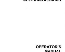 Farmhand 1PD665896 Operator Manual - CP40 Cultipacker (4 ft - 16 ft, 1996)