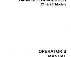 Farmhand 1PD669996 Operator Manual - UM43 Ultramulcher (21 ft & 25 ft, 1996)
