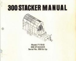Farmhand 1PD749577 Operator Manual - F119-B Hay Stacker (300, eff sn 950, 19777)