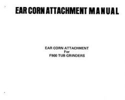Farmhand 1PD8261177 Operator Manual - F900 Tub Grinder (ear corn attachment, 1977)