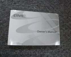 2000 GMC Sonoma Owner's Manual Set