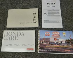 2001 Honda Civic Coupe Owner's Manual Set